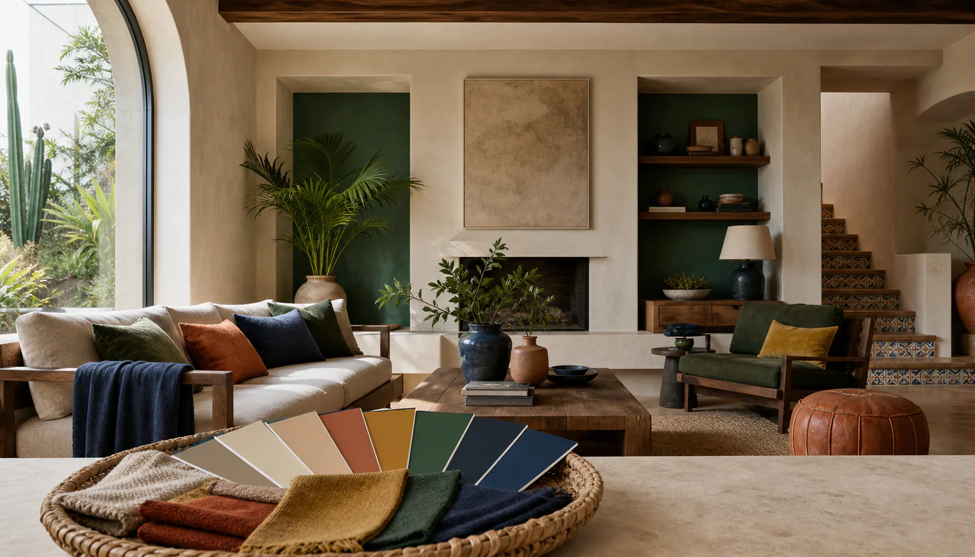 Paletas de color que veremos en interiores este año